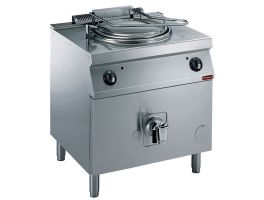 Gas kookketel 100 liter, directe verwarming, op meubel