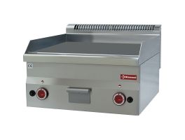 Bakplaat op gas met vlakke plaat -Top-