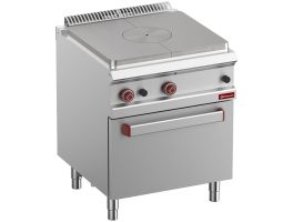 Fornuis doorkookplaat, gasoven GN 2/1