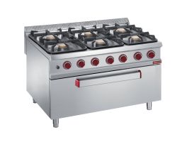Fornuis met 6 branders "MAXI" gasoven