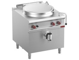 Gaskookketel direkte verwarming, 100 liter, op meubel