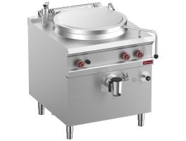 Gaskookketel indirekte verwarming, 100 liter, op meubel