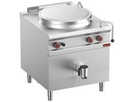 Gaskookketel direkte verwarming, 150 liter, op meubel