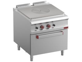 Fornuis met doorkookplaat op gasoven