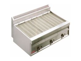 Gasstoom-grill met bakrooster in "O"-vorm -Top-