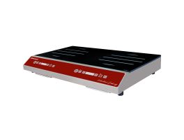 Inductieplaat 2 kookzones (2x 1750 watt), tactiele toetsen