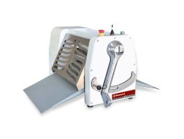 Uitroller, tafelmodel 500 mm, met 2 schappen