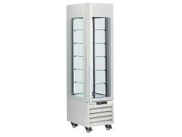FULL Vitrine 260 Lt., 5 glazen niveaus, geventileerd - PASTRY - WIT