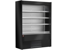 Gekoeld wandmeubel - ZWART+Nachtgordijn +Frame op 6 wielen