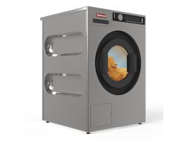 Was-centrifugemachine 6,5 kg "inox-titanium", met afvoerpomp