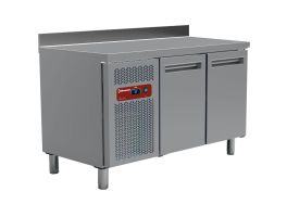 Koeltafel, geventileerd, 2 deuren GN 1/1 (260 Lit.) + 1x Kit ladenblok (1/2 +1/2), tafels MR...