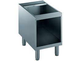 Open onderstel, 400 mm, R.V.S. AISI 304