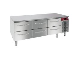 Gekoeld onderstel, 6x1/2  laden GN1/1-h 100 mm