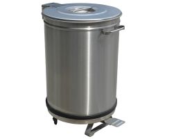 Vuilnisbak, deksel met pedaalbediening - 95 liter