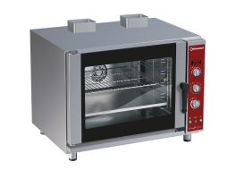Convectie oven op gas, 5x EN(GN) automatische bevochtiger
