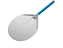 Aluminium pizzaschep ø 330 mm, kort handvat