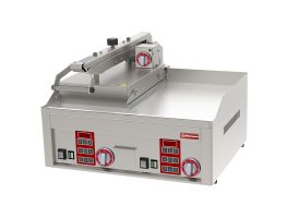 Gladde, verchroomde Clam Grill, 3x 230/1V