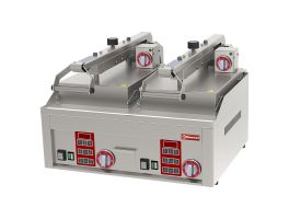 Gladde, verchroomde Clam Grill, 4x 230/1V