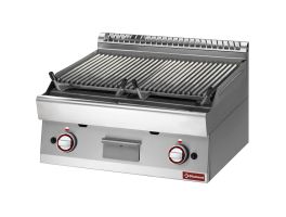Lavasteengrill - 1/1 module - bakrooster in gietijzer "double face"