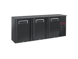 Flessenkoeler 3 deuren, 500 liter, verstelbare poten