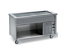 Element met gekoelde top op open kast