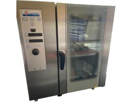 Elektrische oven, directe stoom en convectie, 10xGN1/1+Cleaning