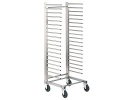 Silowagen, R.V.S. schalen, 20x 600x400 mm, 50 mm