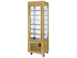 Panoramische vitrine, 5 niveaus, 360 LT, Gold