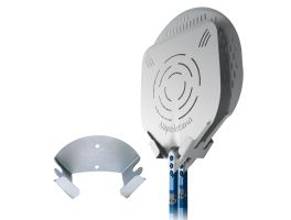 Anodized aluminium wandsteun, 2 plaatsen