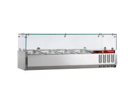 Gekoelde opzetstructuur  3x1/3+1x1/2 -150mm, met glasopbouw