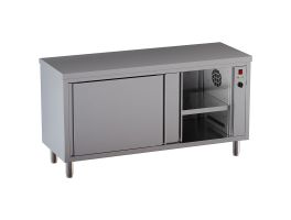 Warmtafelkast met  2 schuifdeuren