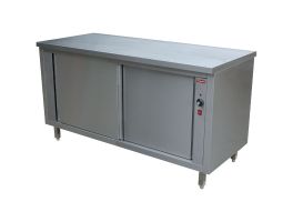 Centrale "doorgeef" warmkasten - schuifdeuren