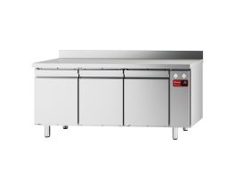 Wand  koeltafel, geventileerd, 3 deuren GN 1/1, 405 liter (zonder groep)