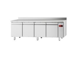 Wand  koeltafel, geventileerd, 4 deuren GN 1/1, 550 liter (zonder groep)