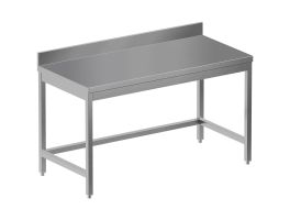 Werktafel zonder onderblad + achterrand