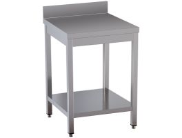 Werktafel met onderblad + achterrand