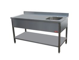 Cheftafel 1 rh kuip 400X400XH275