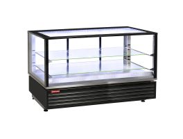 Warmte vitrine EN of GN, geventileerd, 2 niv., ZWART