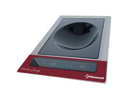 Inductieplaat "wok-inbouwbaar" 6 kW-TRI, tactiele toetsen