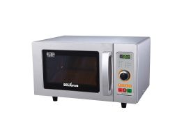 Microgolfoven in RVS,1000 W. (25 Lt), mechanische