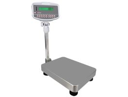 Roestvrij stalen elektronische weegschaal met kolom, 32Kg x 1g