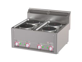 Elektrisch kookfornuis 4 platen, -Top-