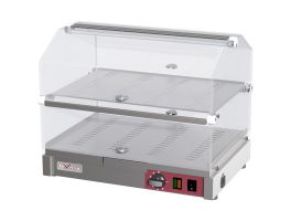 Verwarmde vitrinekast om neer te zetten, 2 niveaus L500mm
