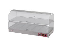 Verwarmde vitrinekast om neer te zetten, 2 niveaus L800mm