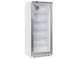 Koelkast GN 2/1, glazen deur, geventileerd, 600 liter - wit