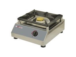 Warmhoudplaat op gas,  tafelmodel, 1 brander 5 kW