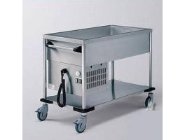 BAIN-MARIE WAGEN 3 GN 1/1 GEKOELD