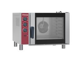 Elektrische convectie oven 6x GN 1/1, automatische  luchtbevochtiger