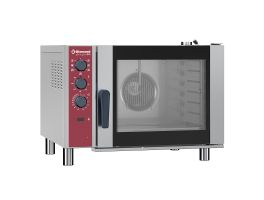 Elektrische convectie oven 6x GN 1/1, automatische  luchtbevochtiger