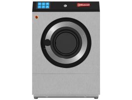 Wasmachine met vloerbevestiging "R.V.S." 18 kg met TOUCH SCREEN